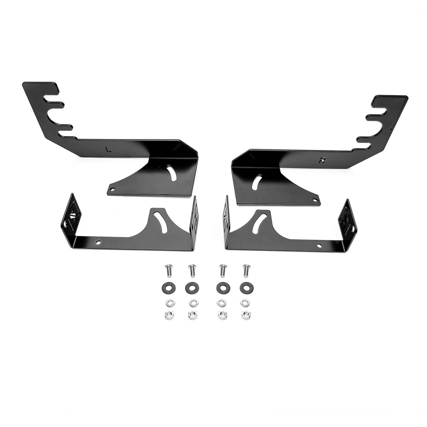 ZROADZ Z384721 Black Mild Steel Rear Bumper LED Bracket Fits 2019-2023 Ram 1500