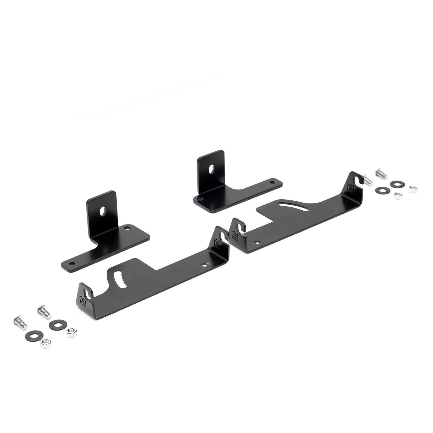 ZROADZ Z385881 Black Mild Steel Rear Bumper LED Bracket Fits 2019-2023 Ford Ranger