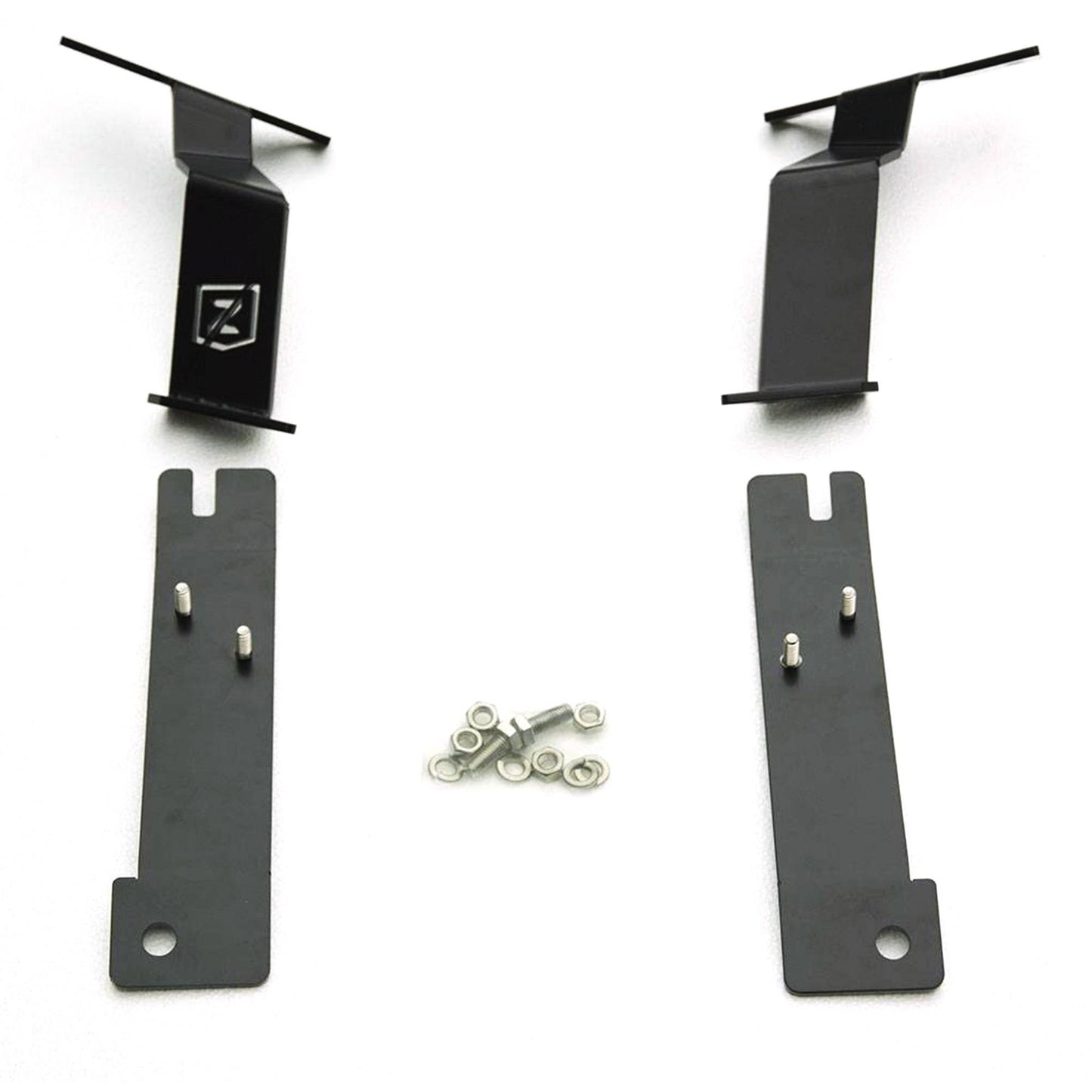 ZROADZ Z365462 Black Mild Steel Hood Hinge LED Bracket Fits 2011-2016 Ford F-250 F-350 F-450 F-550
