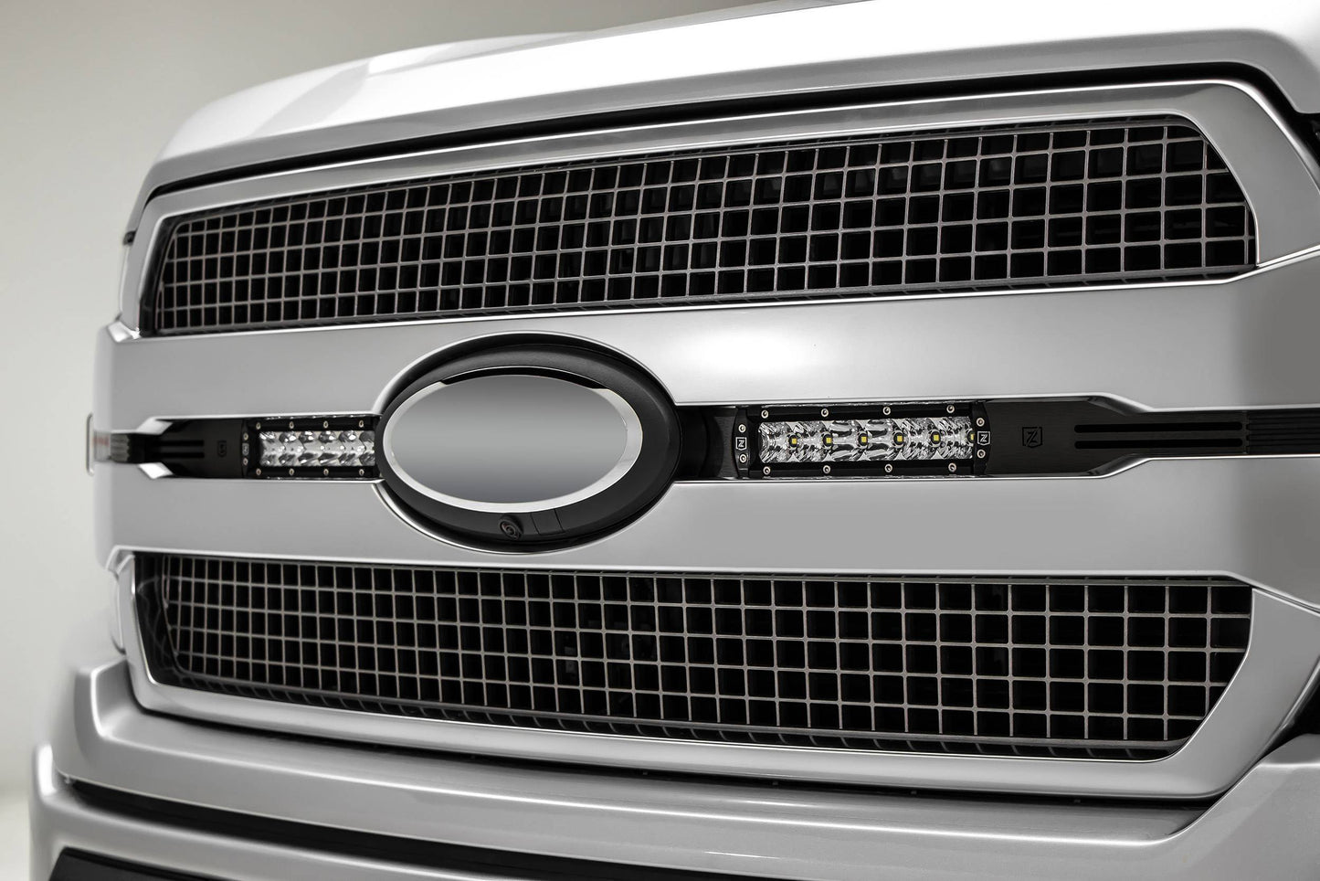 ZROADZ Z415581-KIT Black Mild Steel OEM Grille LED Kit Fits 2018-2020 Ford F-150 Platinum