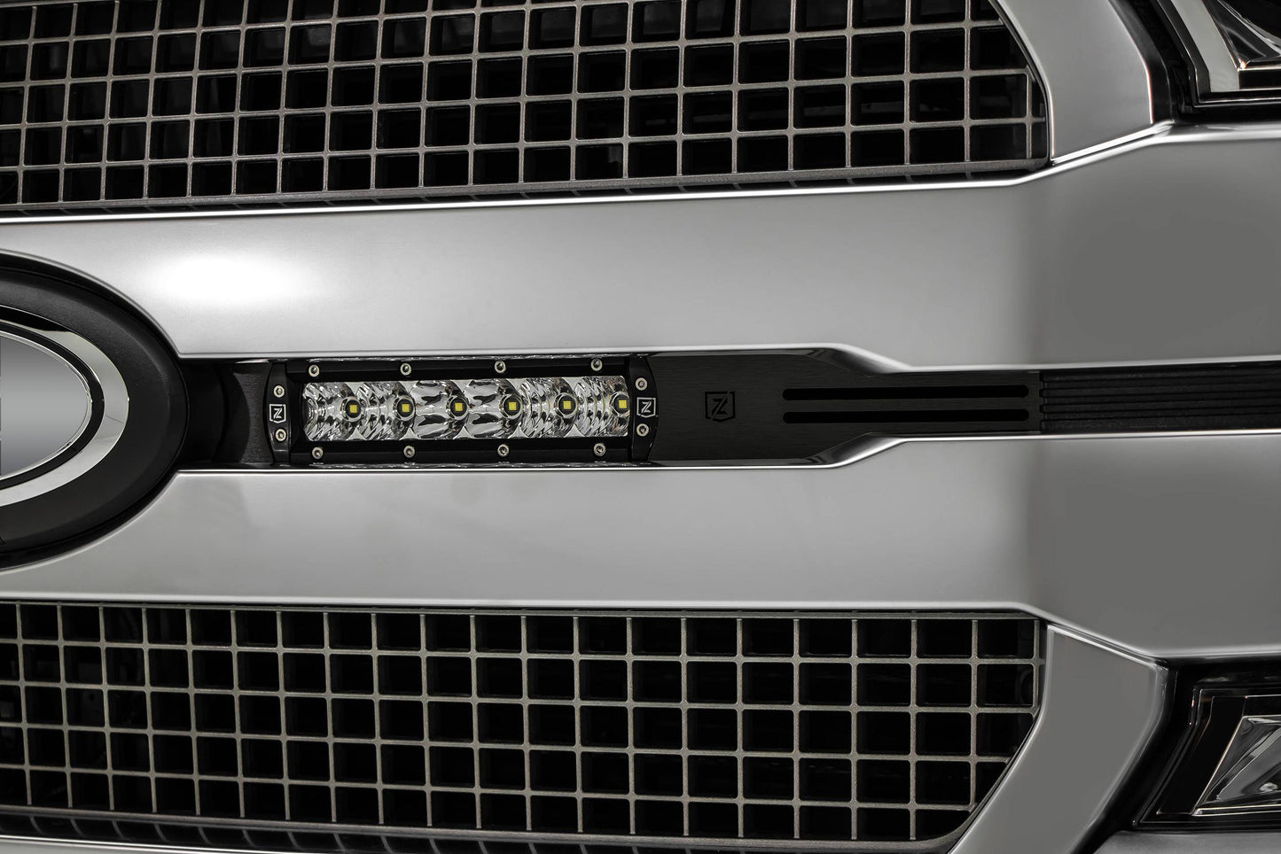 ZROADZ Z415581-KIT Black Mild Steel OEM Grille LED Kit Fits 2018-2020 Ford F-150 Platinum