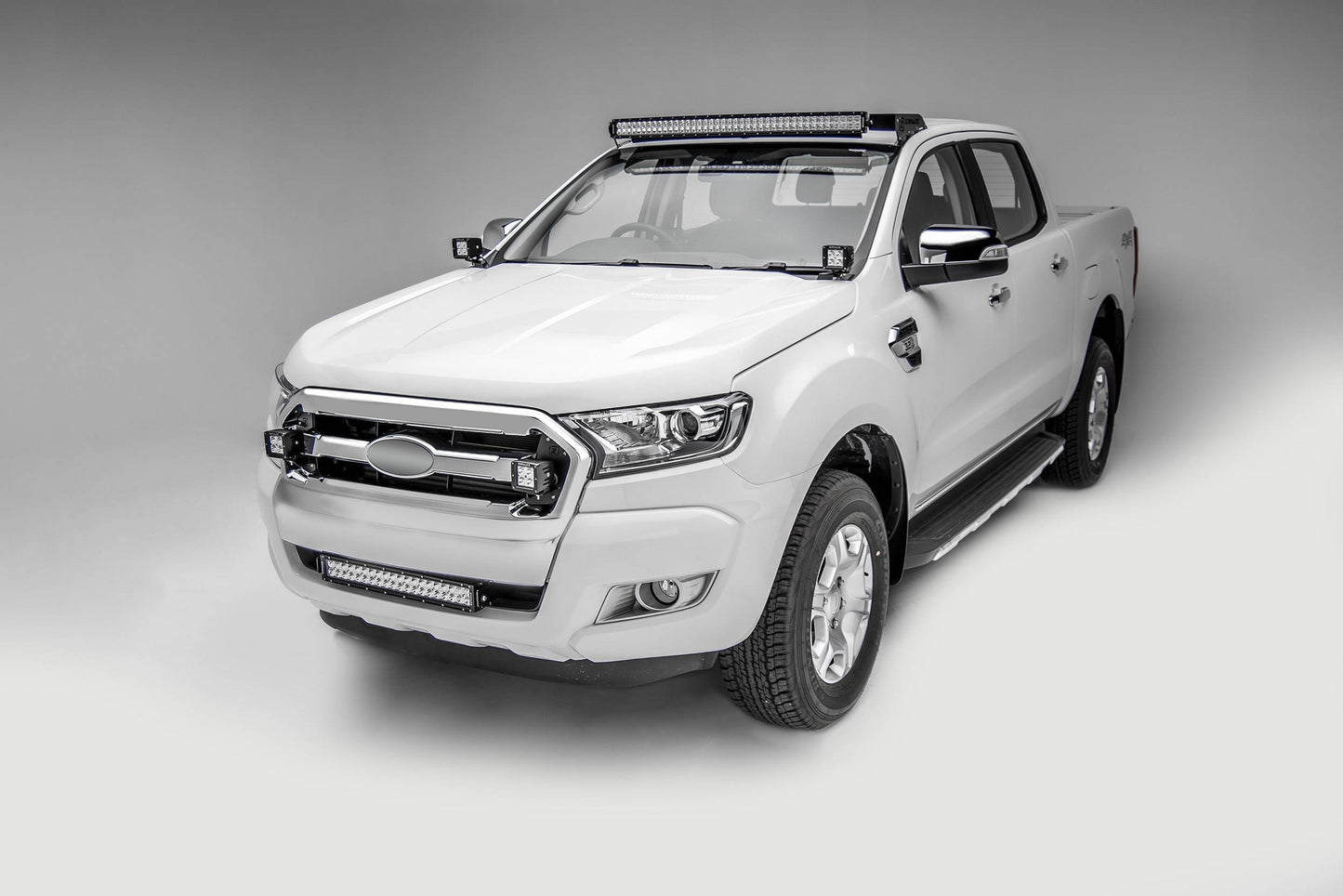 ZROADZ Z465761-KIT Black Mild Steel OEM Grille LED Kit Fits 2015-2018 Ford Ranger T6