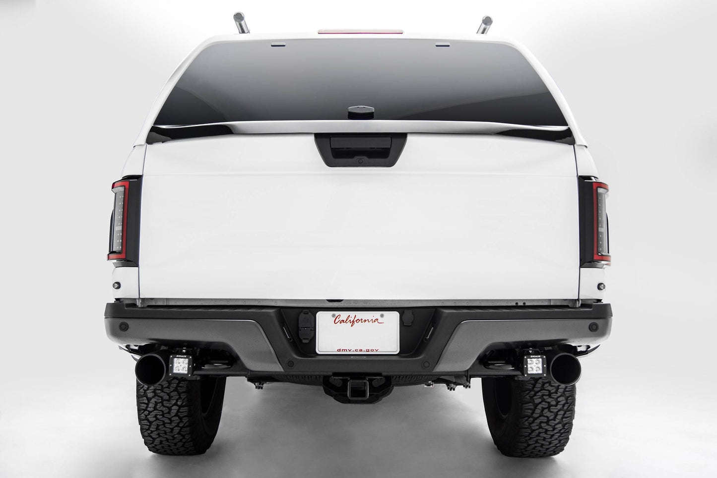 ZROADZ Z385651-KIT Black Mild Steel Rear Bumper LED Kit Fits 2017-2020 Ford F-150 Raptor