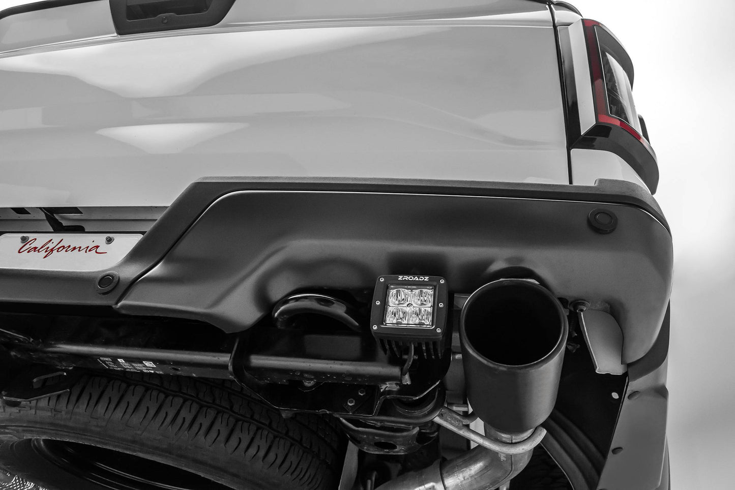 ZROADZ Z385651-KIT Black Mild Steel Rear Bumper LED Kit Fits 2017-2020 Ford F-150 Raptor
