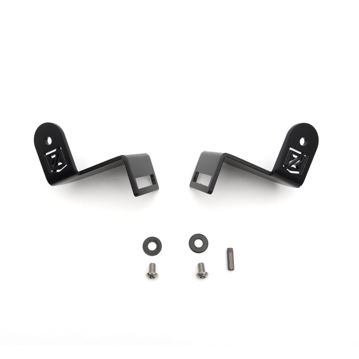 ZROADZ Z324552 Black Mild Steel Front Bumper Top LED Bracket Fits 2015-2018 Ram Rebel