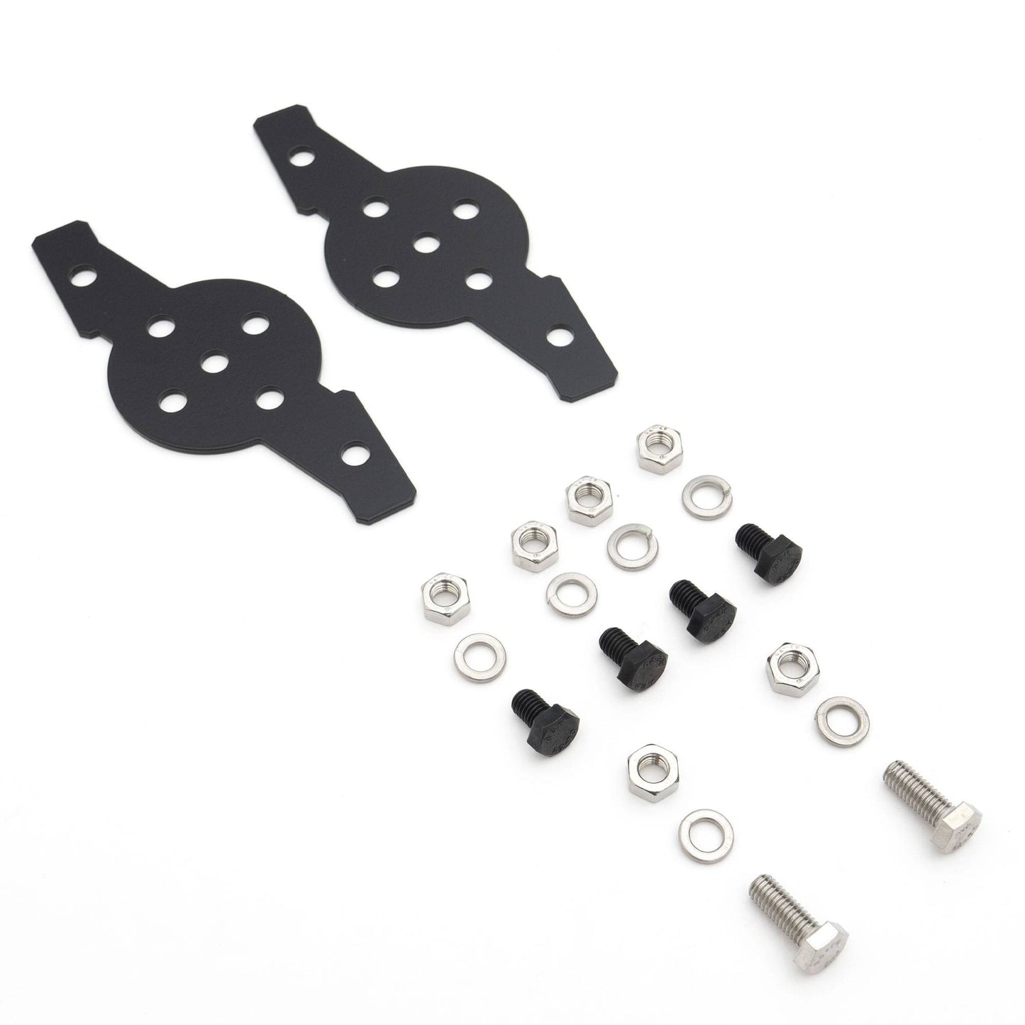 ZROADZ Z360002 Black Mild Steel Hood Hinge Adapter Plate Fits 2015-2020 Chevrolet Colorado