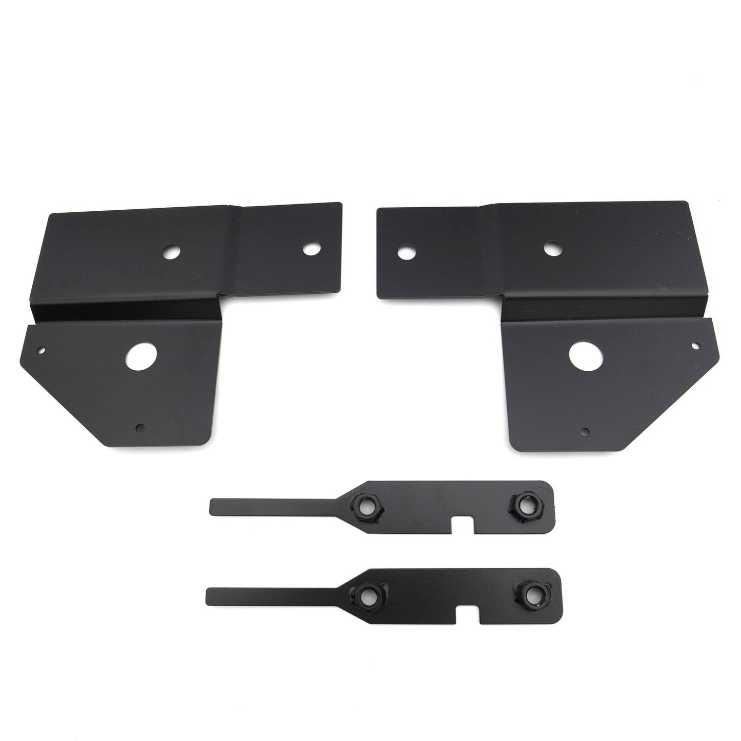 ZROADZ Z325671 Black Mild Steel Front Bumper OEM Fog LED Bracket Fits 2010-2014 Ford F-150 Raptor