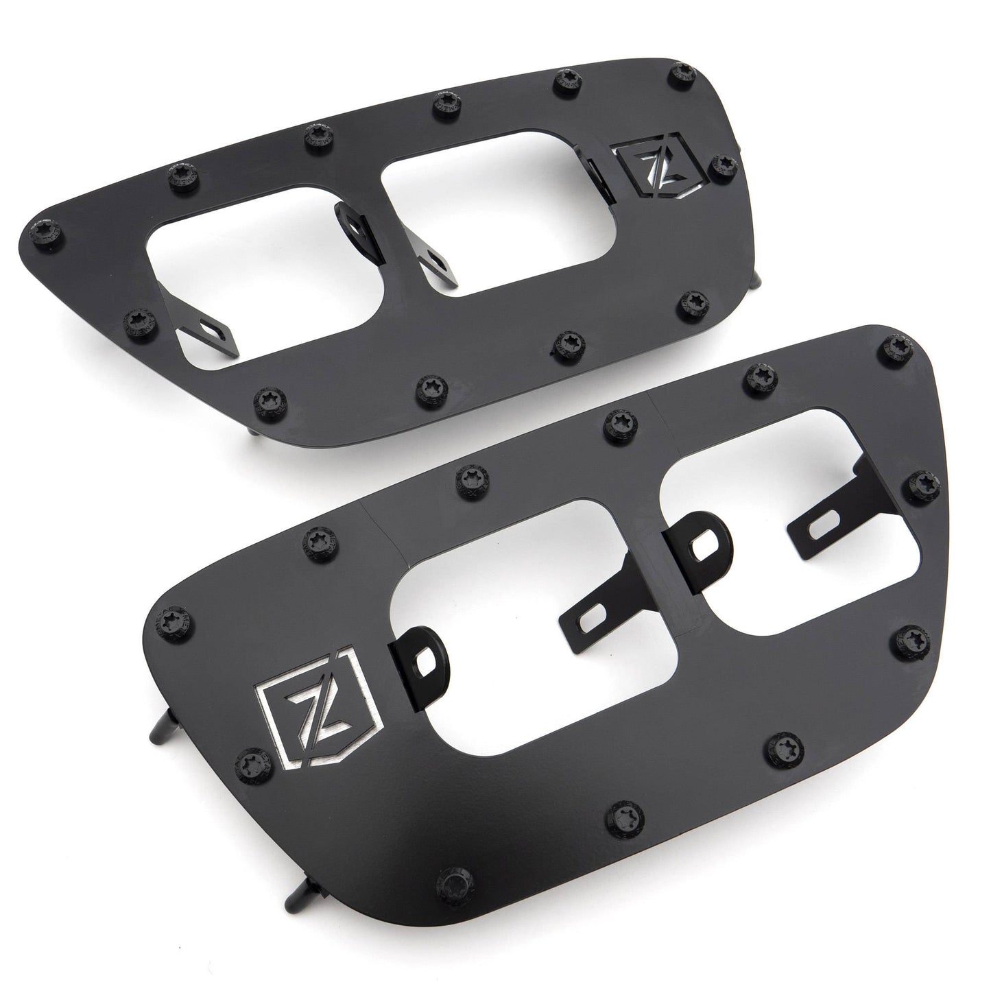 ZROADZ Z322671 Black Mild Steel Front Bumper OEM Fog LED Bracket Fits 2015-2020 Chevrolet Colorado