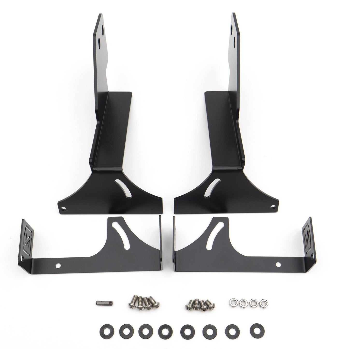 ZROADZ Z382082 Black Mild Steel Rear Bumper LED Bracket Fits 2014-2018 Chevrolet Silverado 1500