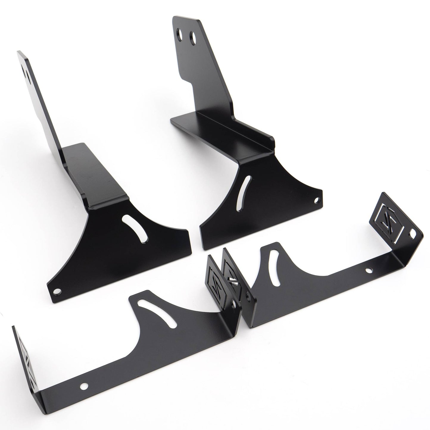 ZROADZ Z382082 Black Mild Steel Rear Bumper LED Bracket Fits 2014-2018 Chevrolet Silverado 1500