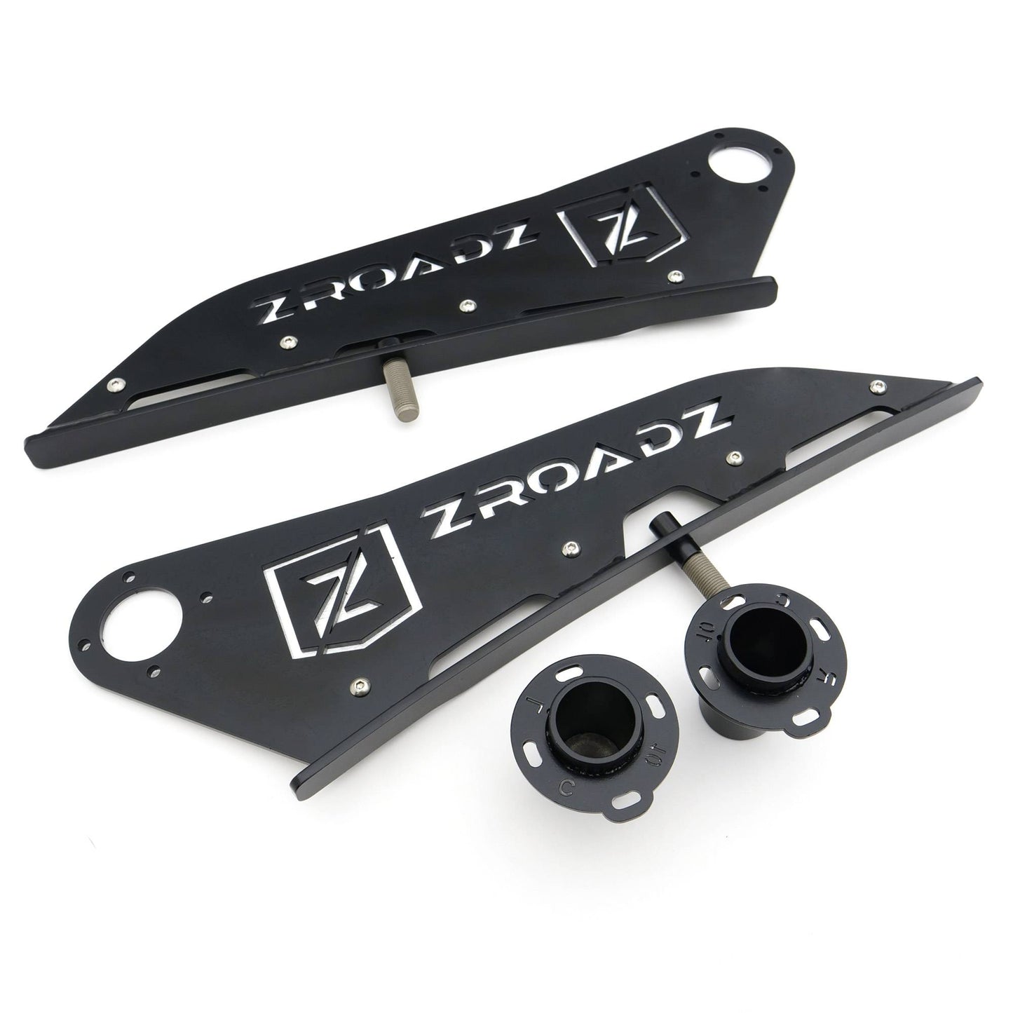 ZROADZ Z339401 Black Mild Steel Front Roof LED Bracket Fits 2005 -2023 Toyota Tacoma
