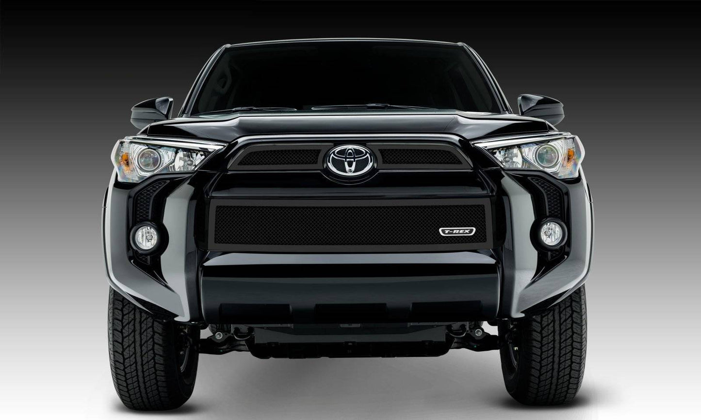 T-REX Grilles 51949 Black Mild Steel Small Mesh Grille Fits 2014-2019 Toyota 4Runner