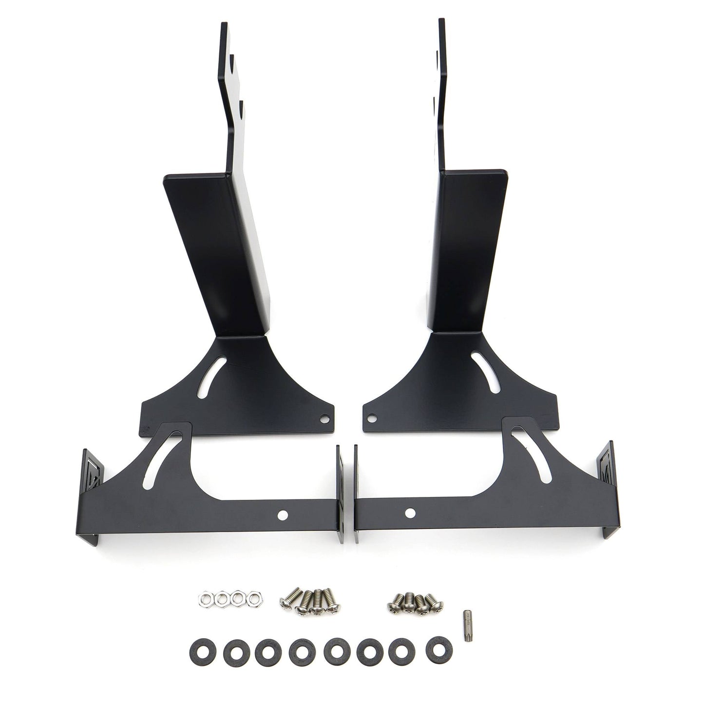 ZROADZ Z381221 Black Mild Steel Rear Bumper LED Bracket Fits 2015-2019 Chevrolet Silverado 2500 3500 Non-Diesel