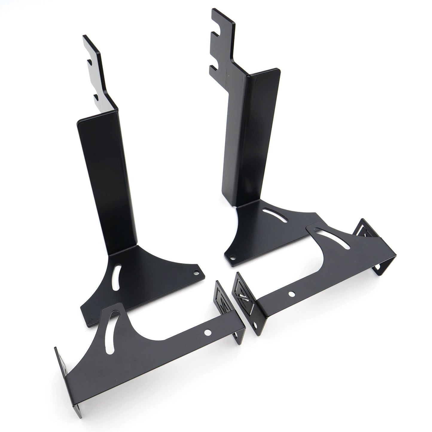 ZROADZ Z381221 Black Mild Steel Rear Bumper LED Bracket Fits 2015-2019 Chevrolet Silverado 2500 3500 Non-Diesel
