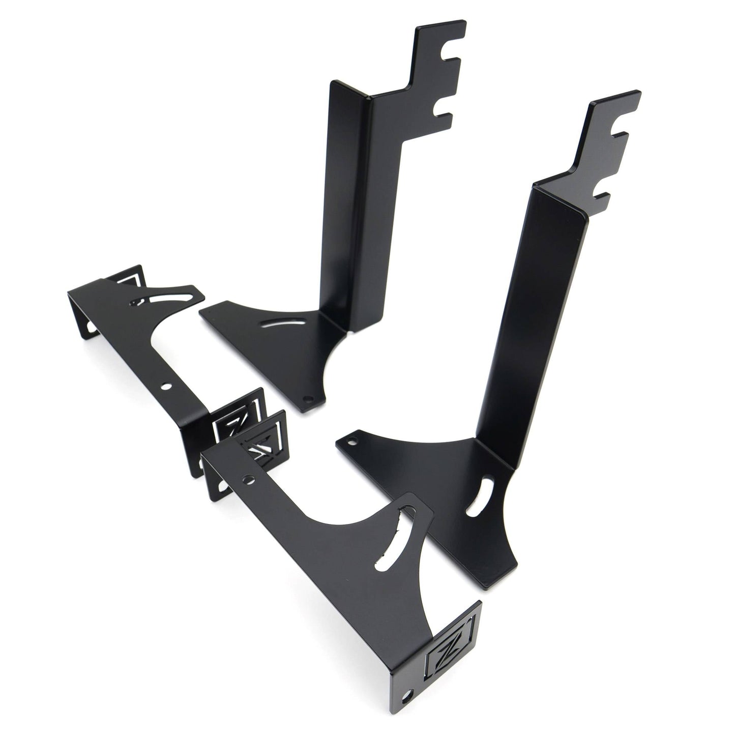 ZROADZ Z381221 Black Mild Steel Rear Bumper LED Bracket Fits 2015-2019 Chevrolet Silverado 2500 3500 Non-Diesel