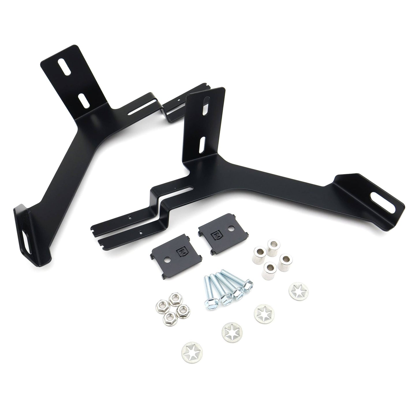ZROADZ Z329511 Black Mild Steel Front Bumper Center LED Bracket Fits 2018-2023 Toyota Tacoma