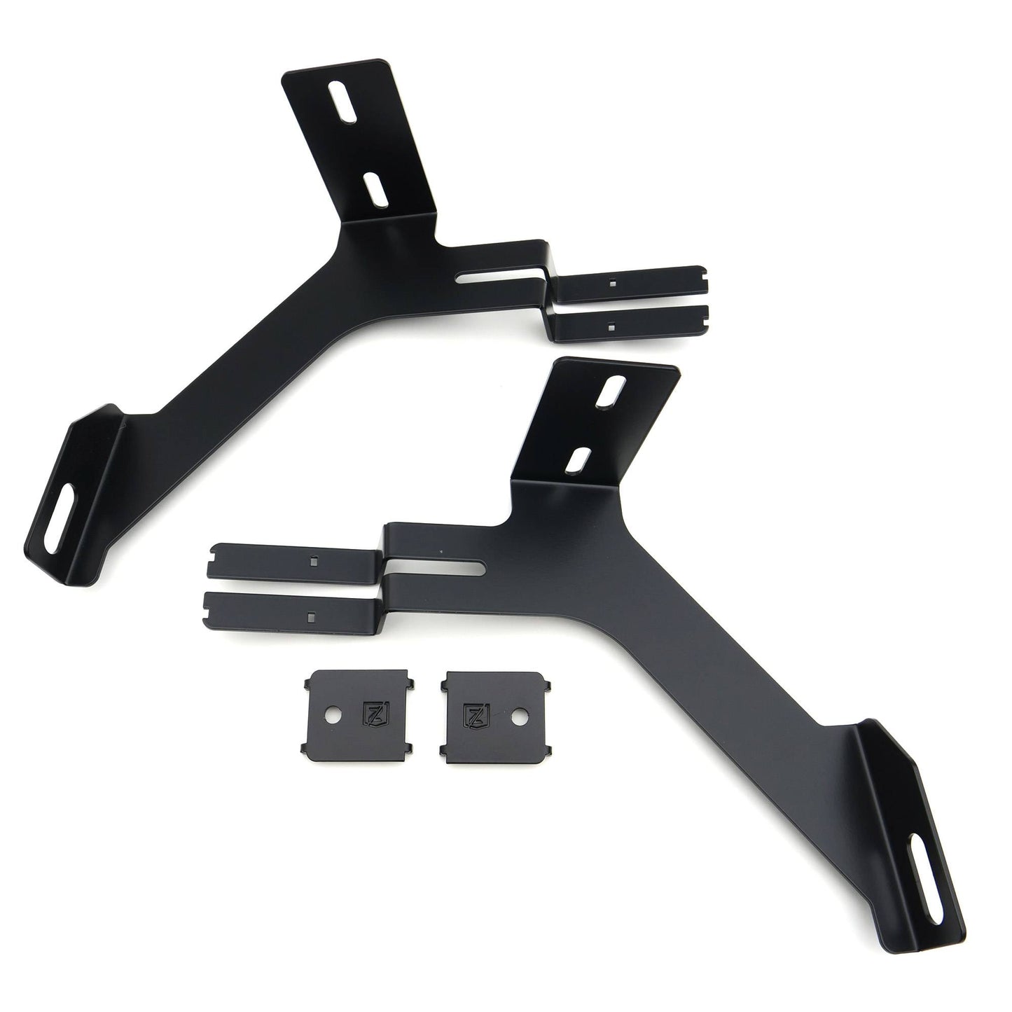 ZROADZ Z329511 Black Mild Steel Front Bumper Center LED Bracket Fits 2018-2023 Toyota Tacoma