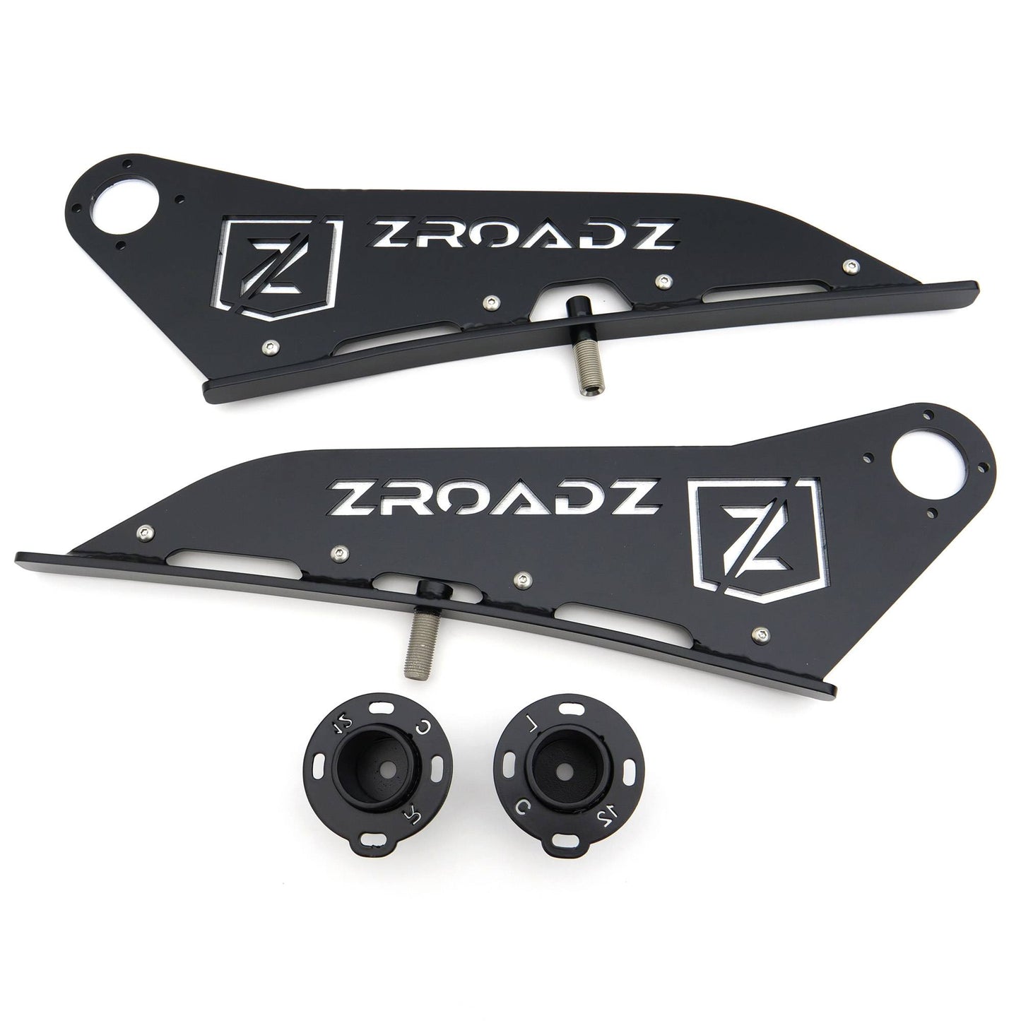 ZROADZ Z339641 Black Mild Steel Front Roof LED Bracket Fits 2007-2021 Toyota Tundra