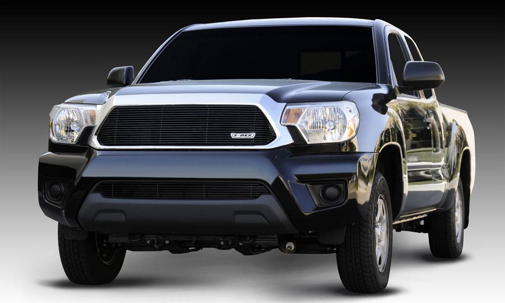 T-REX Grilles 20938B Black Aluminum Horizontal Grille Fits 2012-2015 Toyota Tacoma