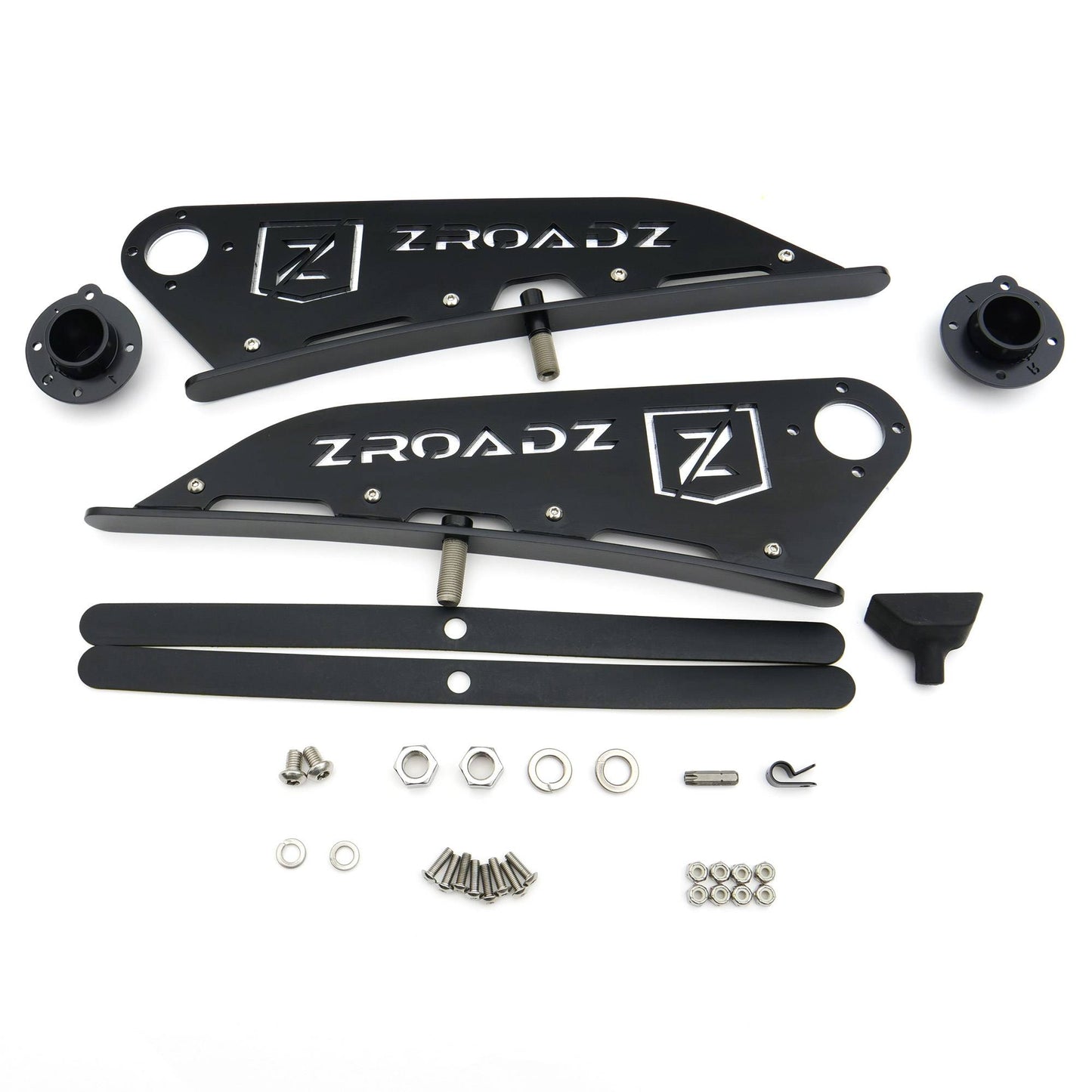 ZROADZ Z332671 Black Mild Steel Front Roof LED Bracket Fits 2015-2020 Chevrolet Colorado