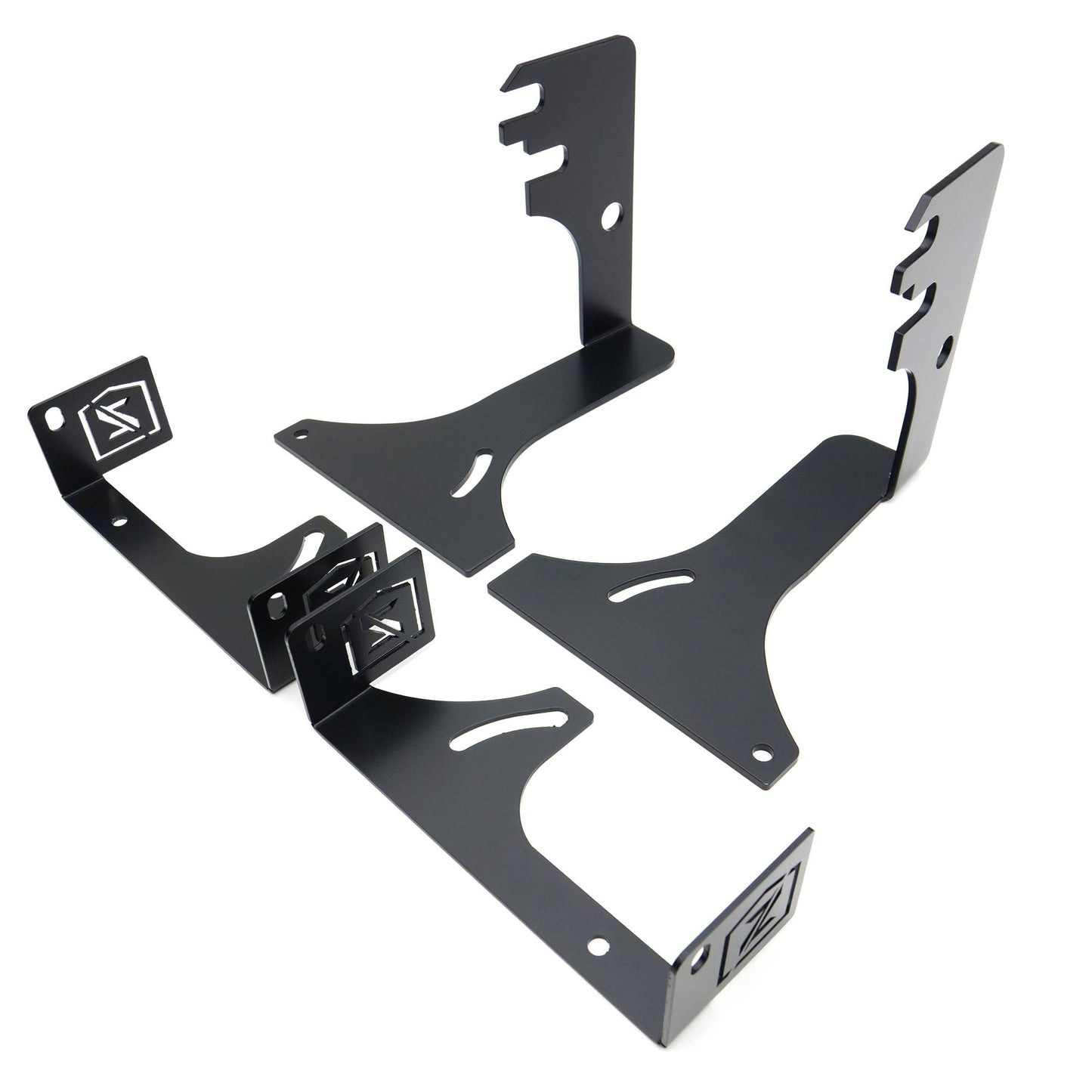 ZROADZ Z389401 Black Mild Steel Rear Bumper LED Bracket Fits 2016 -2023 Toyota Tacoma