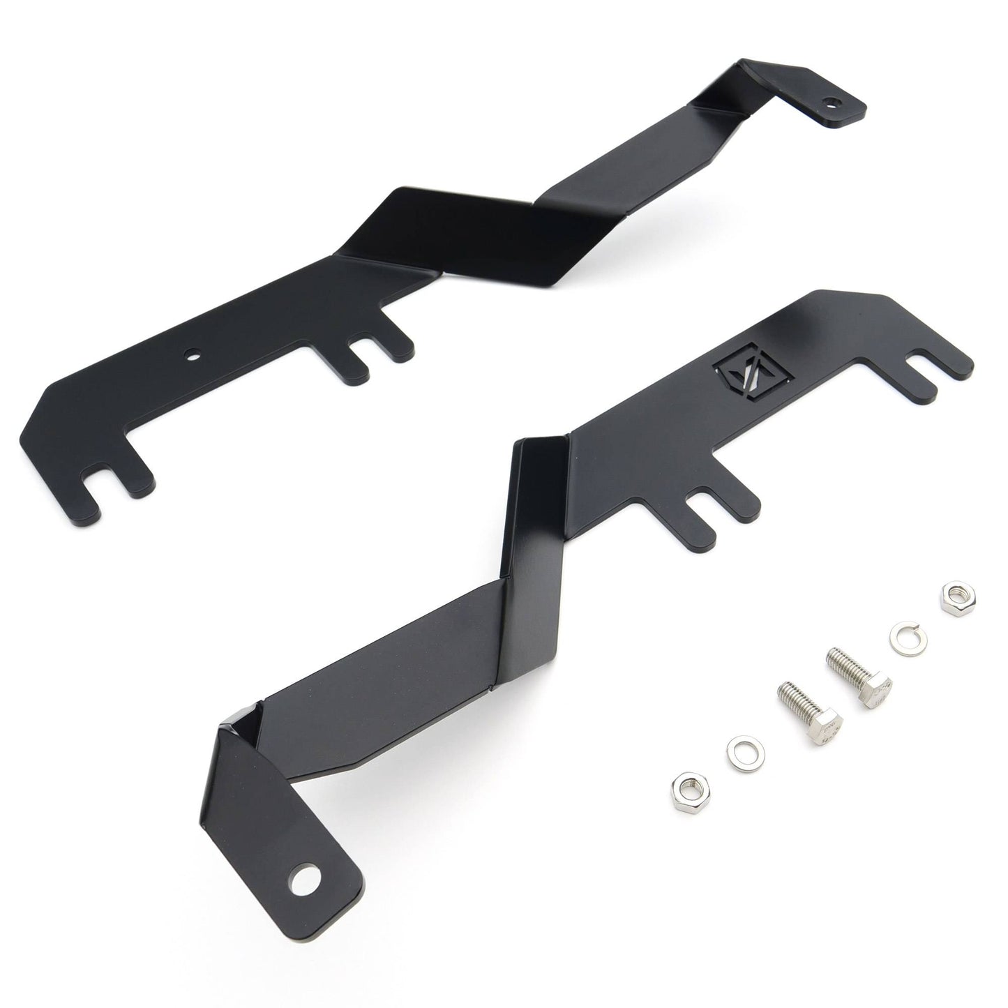 ZROADZ Z365471-KIT2 Black Mild Steel Hood Hinge LED Kit Fits 2017-2022 Ford F-250 F-350 F-450 F-550