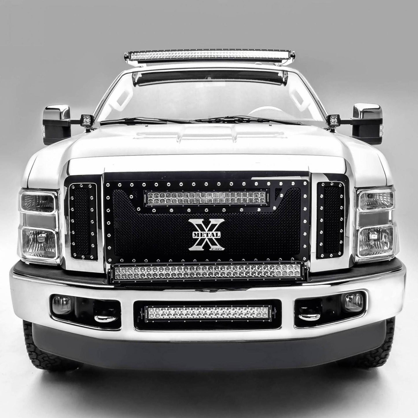ZROADZ Z365631 Black Mild Steel Hood Hinge LED Bracket Fits 2008-2010 Ford F-250 F-350 F-450 F-550