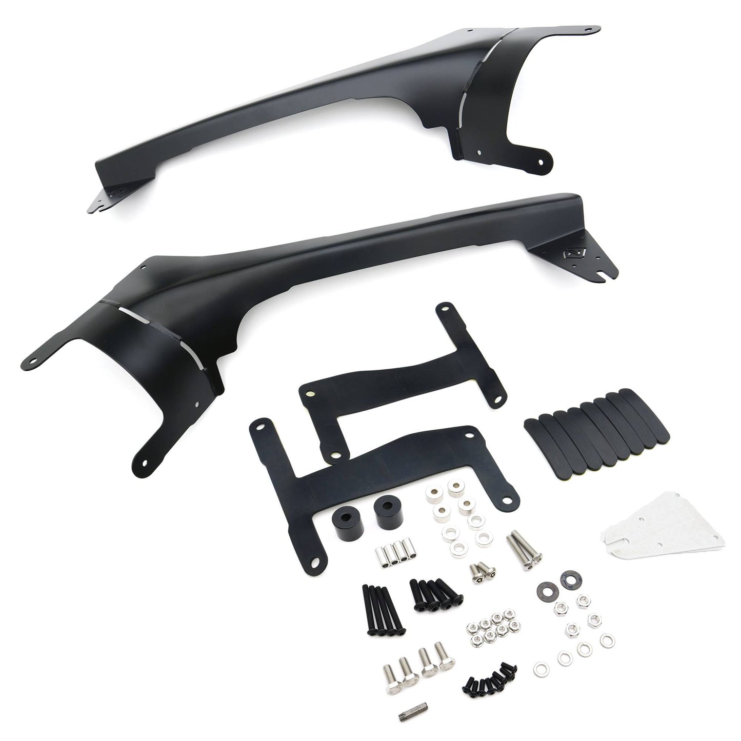 ZROADZ Z374831-KIT Black Mild Steel Front Roof LED Kit Fits 2019-2023 Jeep Gladiator