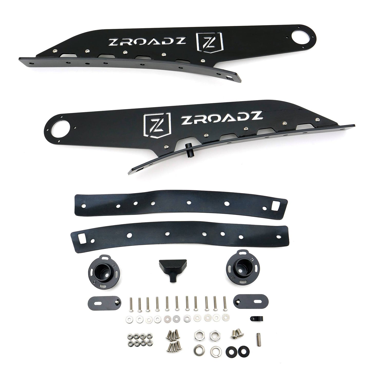 ZROADZ Z335471 Black Mild Steel Front Roof LED Bracket Fits 2017-2022 Ford F-250 F-350 F-450 F-550