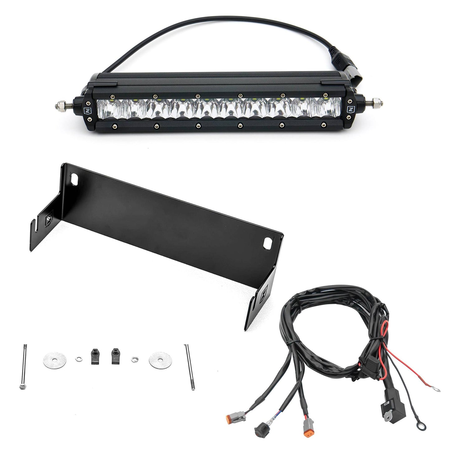 ZROADZ Z384931-KIT Black Stainless Steel Rear Bumper LED Kit Fits 2018-2023 Jeep Wrangler JL Wrangler JLU