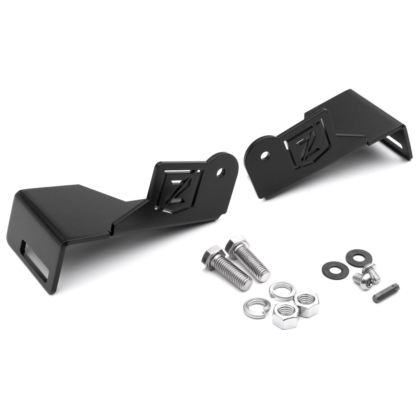 ZROADZ Z325631 Black Mild Steel Front Bumper Top LED Bracket Fits 2008-2010 Ford F-250 F-350 F-450 F-550