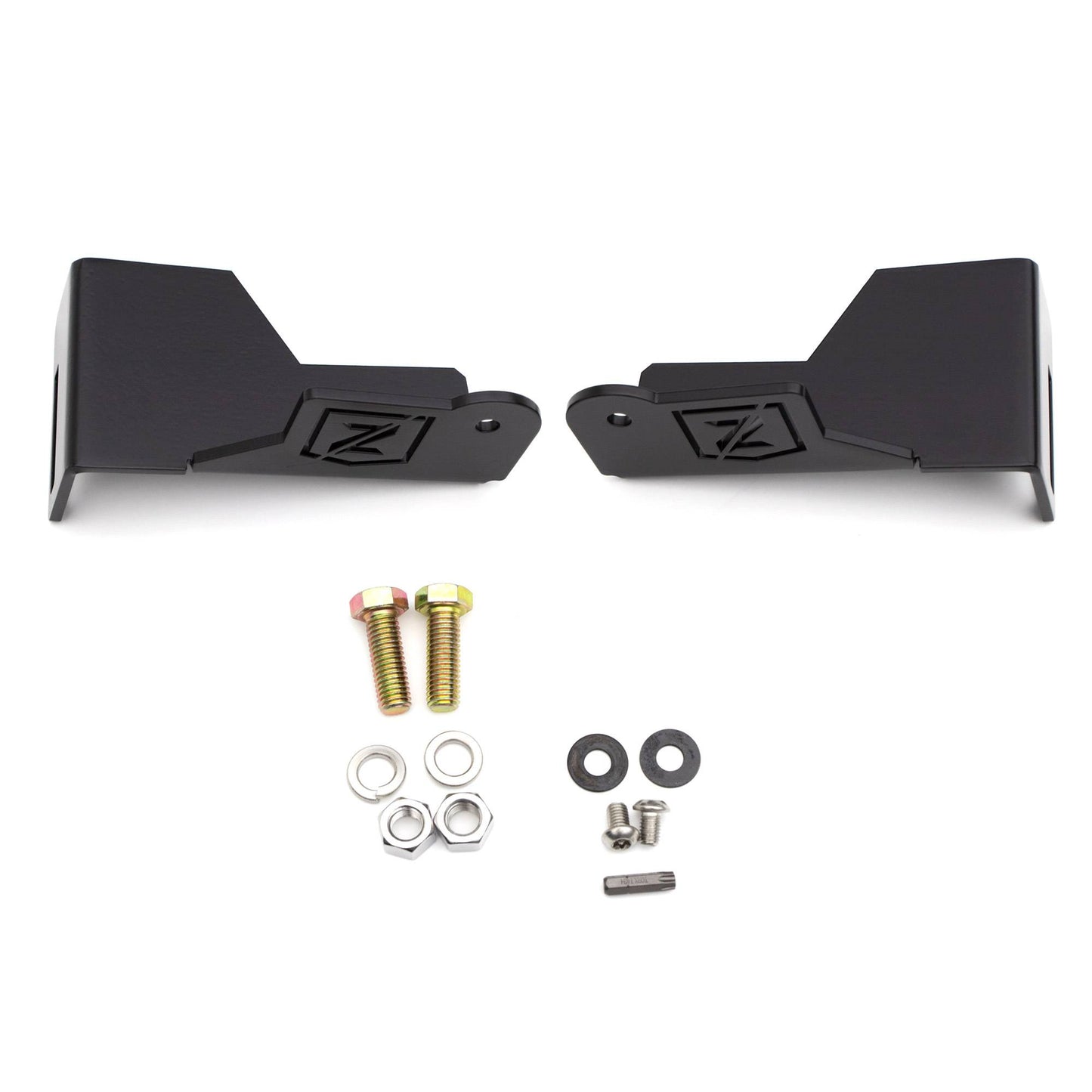 ZROADZ Z325631 Black Mild Steel Front Bumper Top LED Bracket Fits 2008-2010 Ford F-250 F-350 F-450 F-550