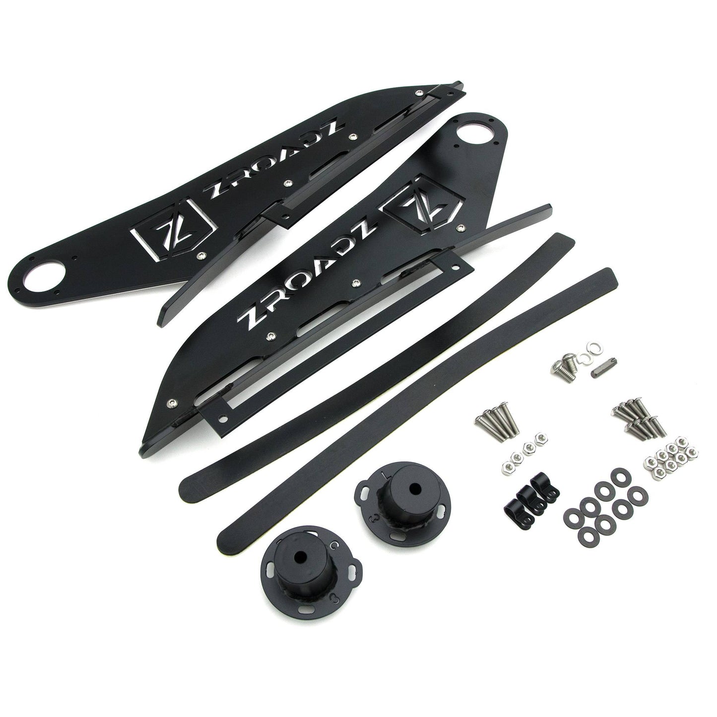 ZROADZ Z337181 Black Mild Steel Front Roof LED Bracket Fits 2016-2019 Nissan Titan