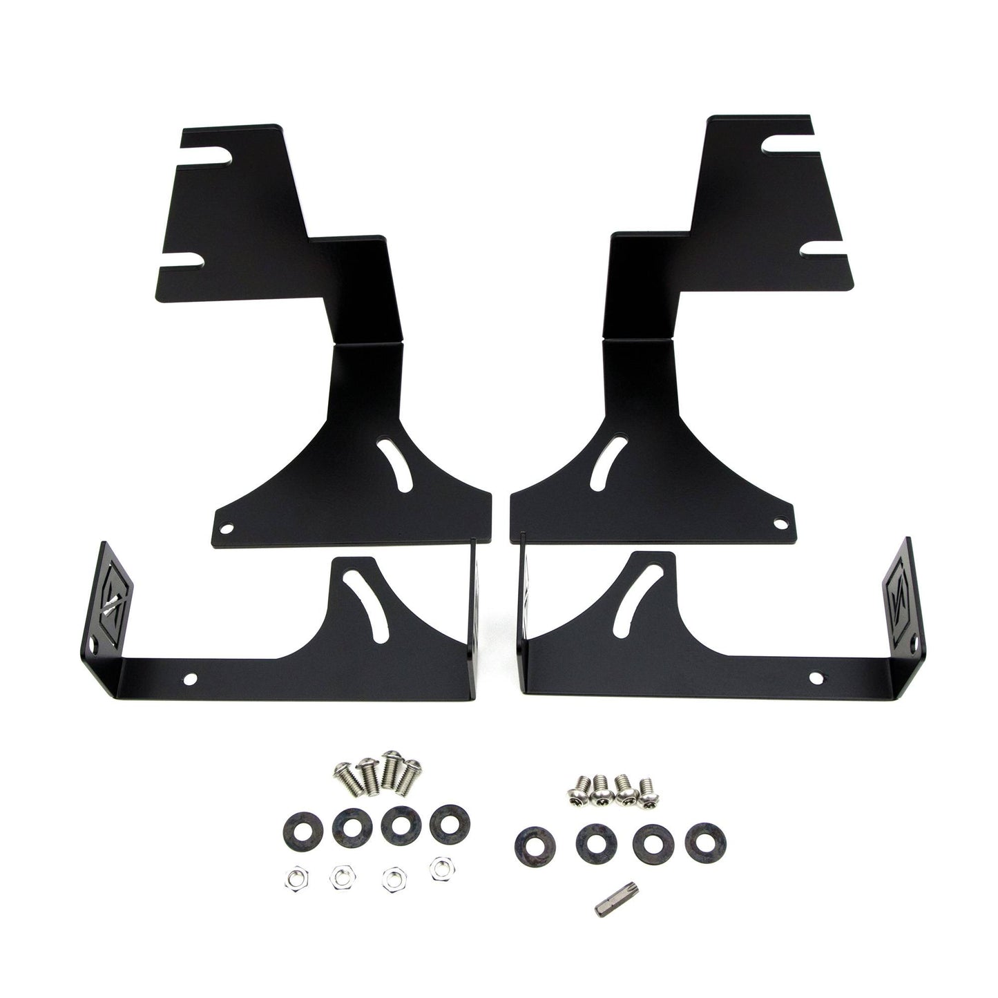ZROADZ Z382671 Black Mild Steel Rear Bumper LED Bracket Fits 2015-2020 Chevrolet Colorado