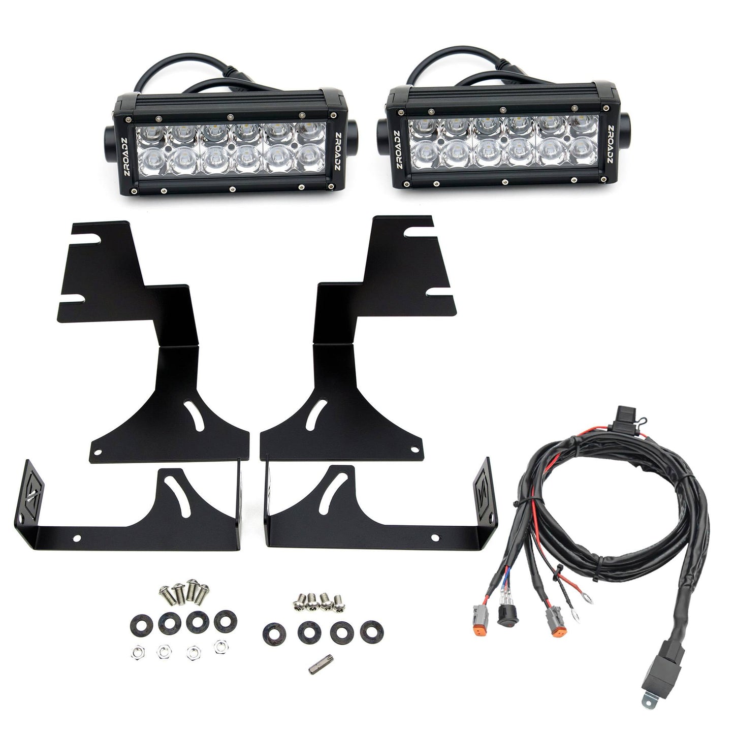 ZROADZ Z382671-KIT Black Mild Steel Rear Bumper LED Kit Fits 2015-2020 Chevrolet Colorado