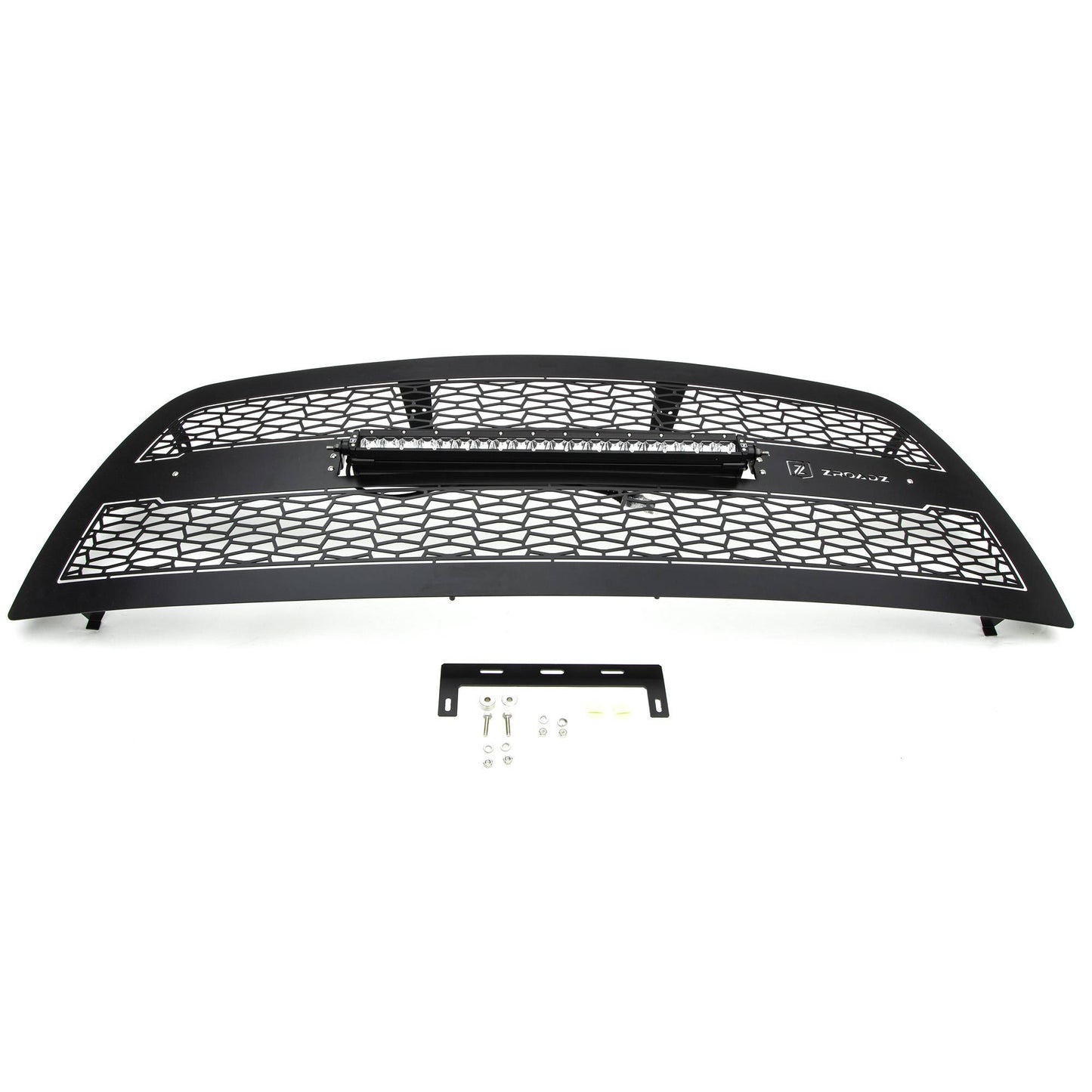 ZROADZ Z314521 Black Mild Steel Main Grille Fits 2013-2018 Ram 2500 3500