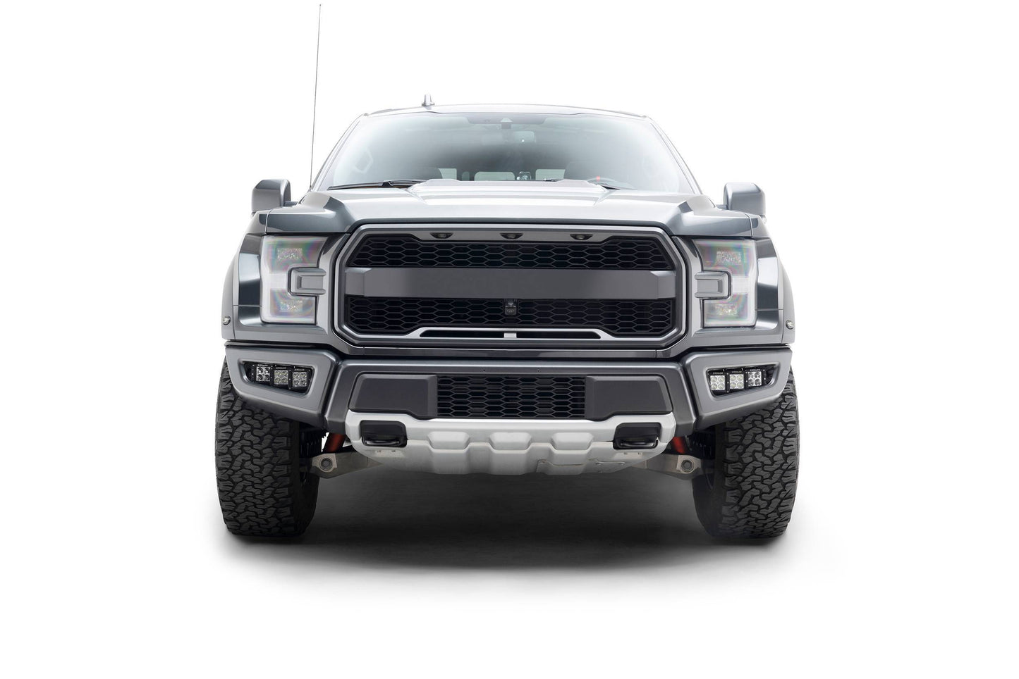 ZROADZ Z325652-KIT Black Mild Steel Front Bumper OEM Fog LED Kit Fits 2017-2020 Ford F-150 Raptor