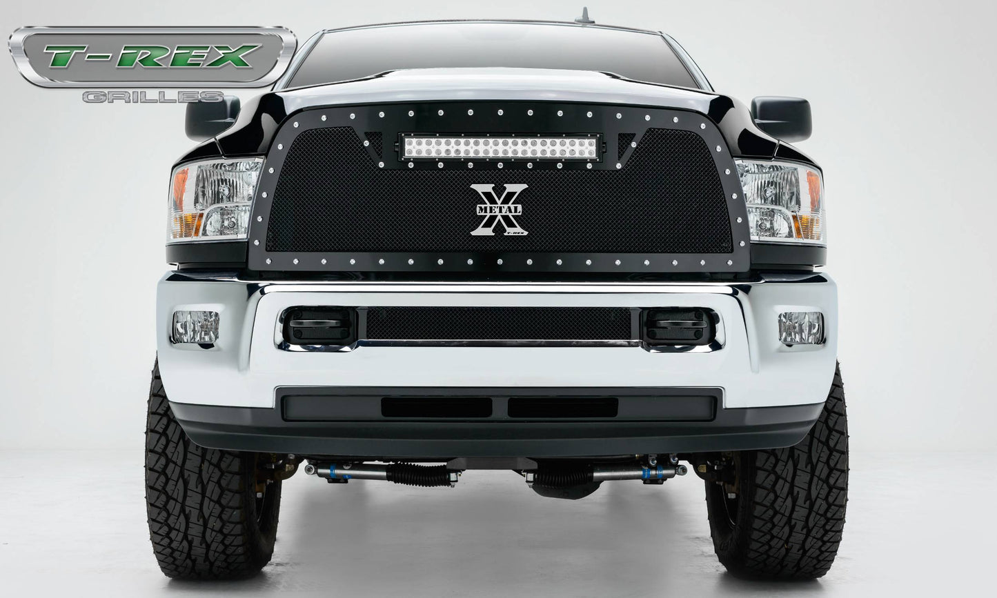 T-REX Grilles 6314531 Black Mild Steel Small Mesh Grille Fits 2010-2012 Ram 2500 3500