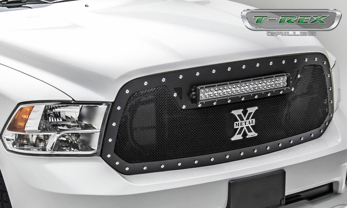 T-REX Grilles 6314541 Black Mild Steel Small Mesh Grille Fits 2013-2018 Ram 1500