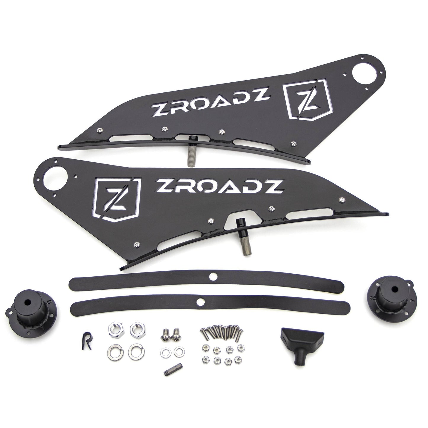 ZROADZ Z335721 Black Mild Steel Front Roof LED Bracket Fits 2009-2014 Ford F-150
