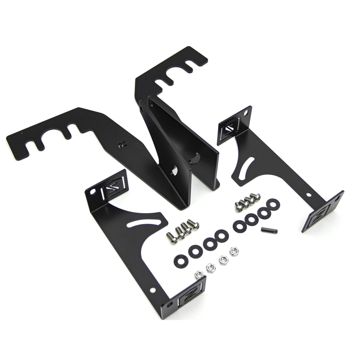 ZROADZ Z384551 Black Mild Steel Rear Bumper LED Bracket Fits 2015-2018 Ram Rebel