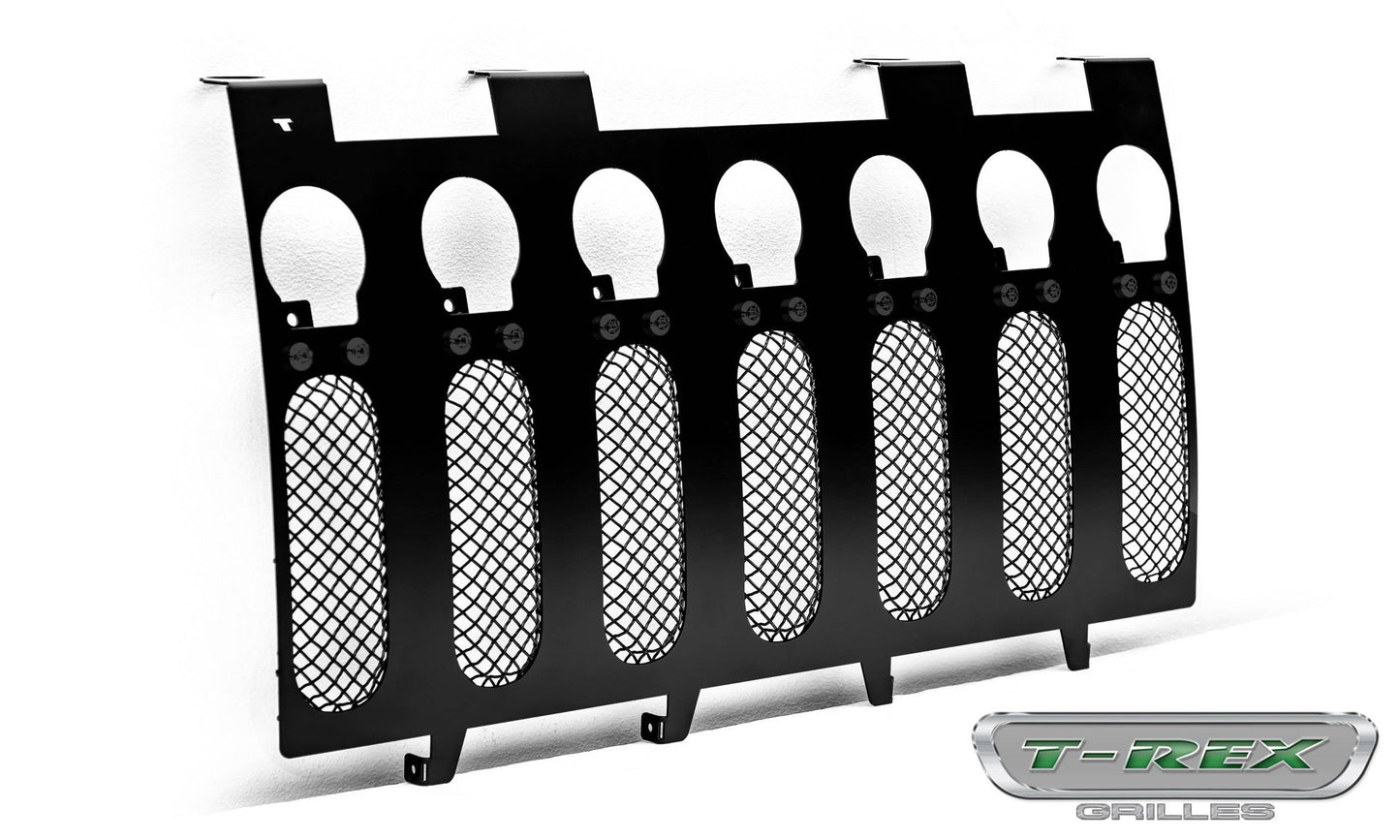 T-REX Grilles 6314841-BR Black Mild Steel Small Mesh Grille Fits 2007-2018 Jeep Wrangler JK Wrangler JKU