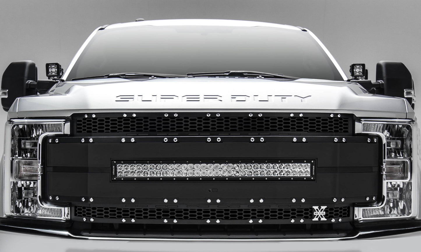 T-REX Grilles 6315491 Black Aluminum Laser Cut Pattern Grille Fits 2017-2019 Ford F-250 F-350 F-450 F-550