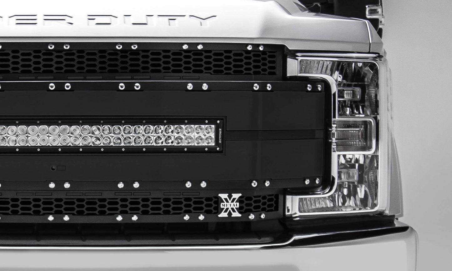 T-REX Grilles 6315491 Black Aluminum Laser Cut Pattern Grille Fits 2017-2019 Ford F-250 F-350 F-450 F-550