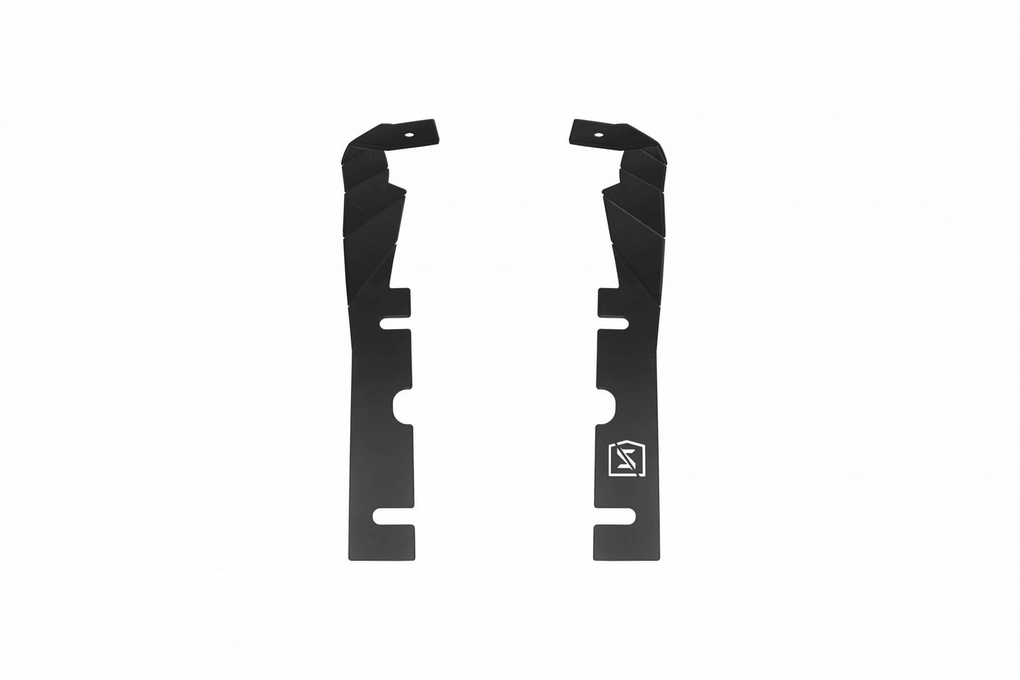 ZROADZ Z364521 Black Mild Steel Hood Hinge LED Bracket Fits 2009-2018 Ram 1500