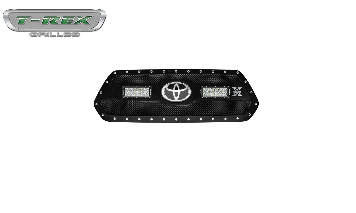 T-REX Grilles 6319511 Black Mild Steel Small Mesh Grille Fits 2018-2023 Toyota Tacoma