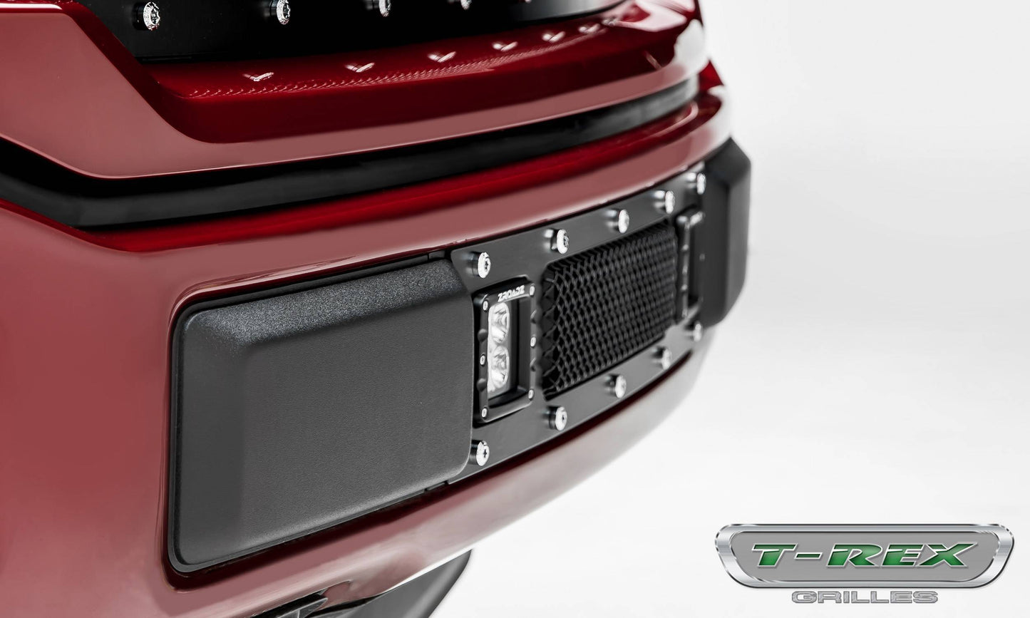T-REX Grilles 6325791 Black Mild Steel Small Mesh Bumper Grille Fits 2018-2020 Ford F-150 Limited F-150 Lariat