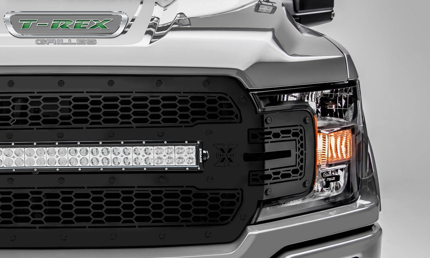 T-REX Grilles 7315711-BR Black Mild Steel Laser Cut Pattern Grille Fits 2018-2020 Ford F-150