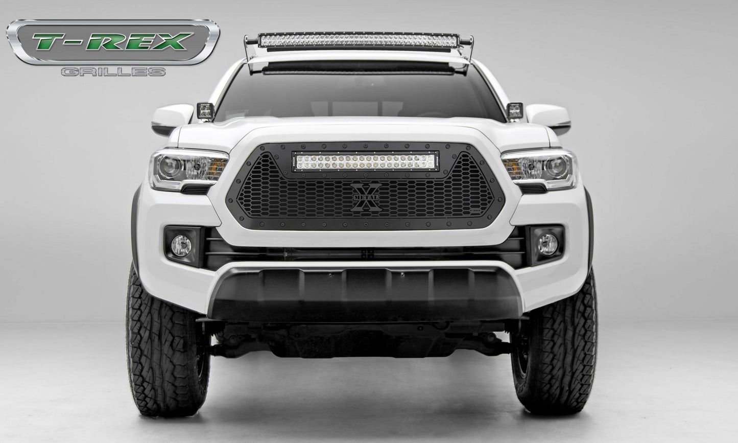 T-REX Grilles 7319411-BR Black Mild Steel Laser Cut Pattern Grille Fits 2016-2017 Toyota Tacoma