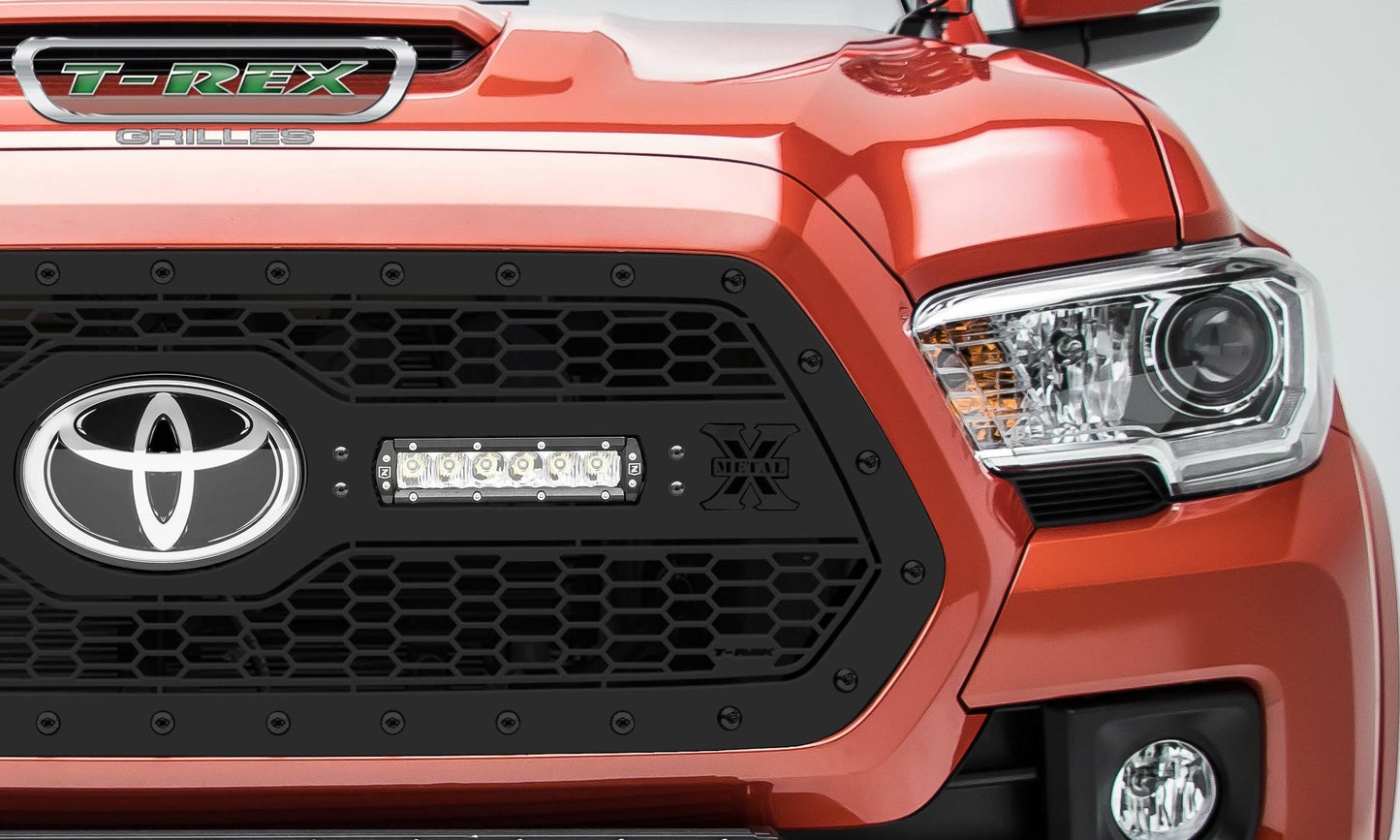 T-REX Grilles 7319511-BR Black Mild Steel Laser Cut Pattern Grille Fits 2018-2023 Toyota Tacoma